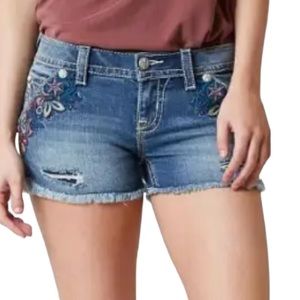 Miss Me Signature Short Denim Shorts Size 27 📦